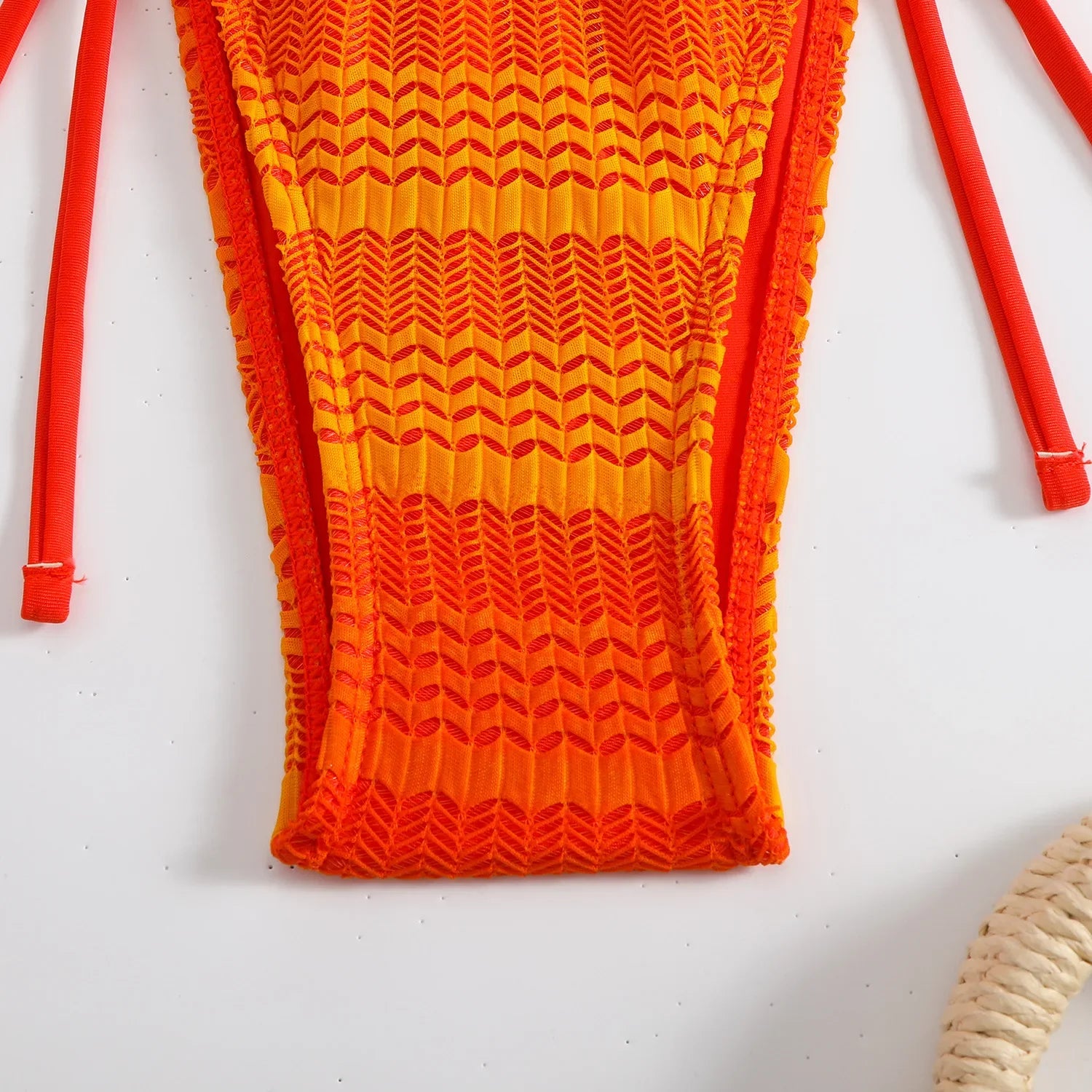 Gradient Mesh Skirt Bikini Set