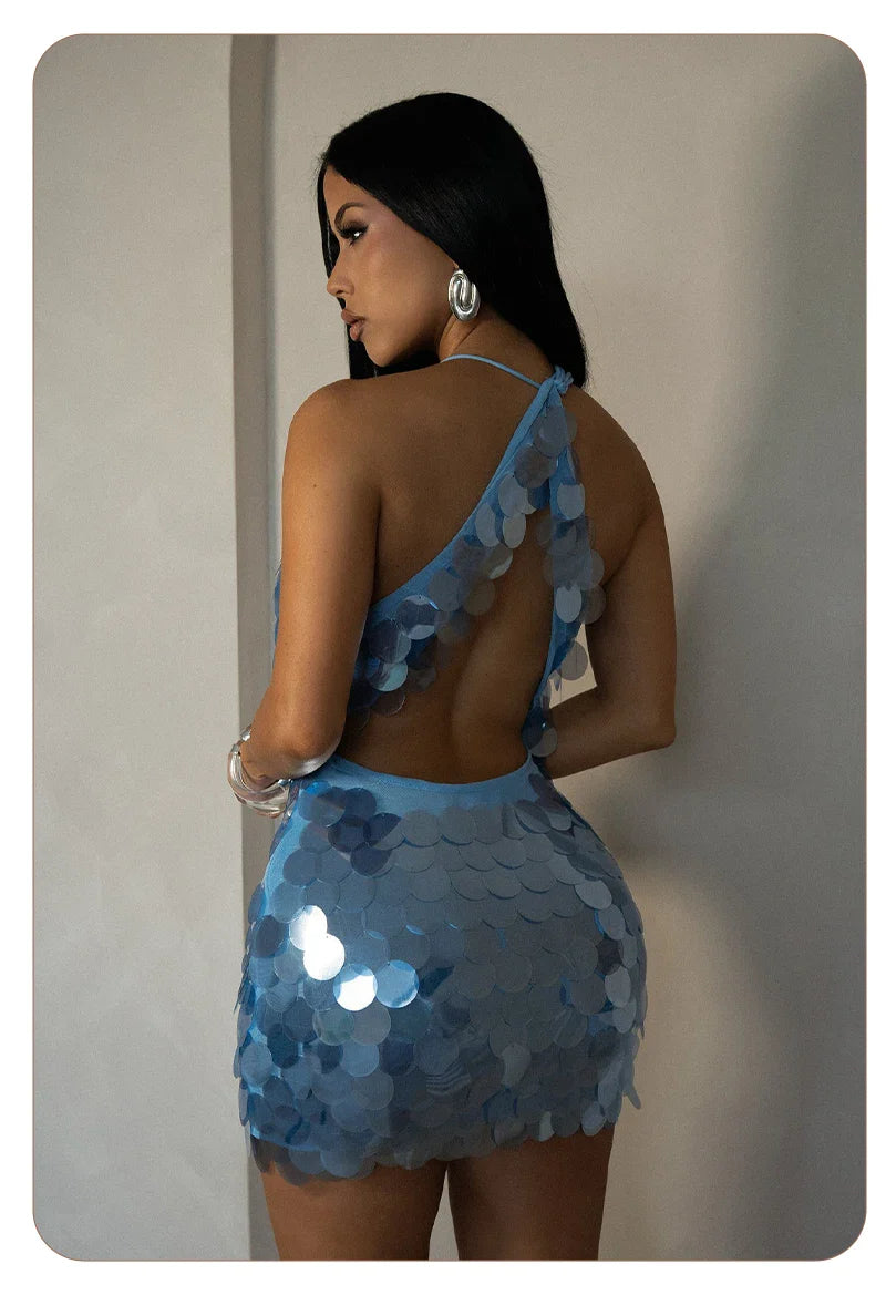Shimmer Sequin Mini Dress