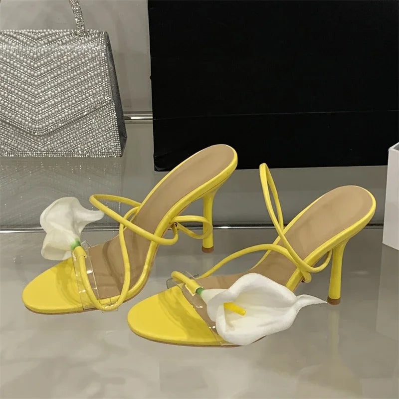 Flower High Heels