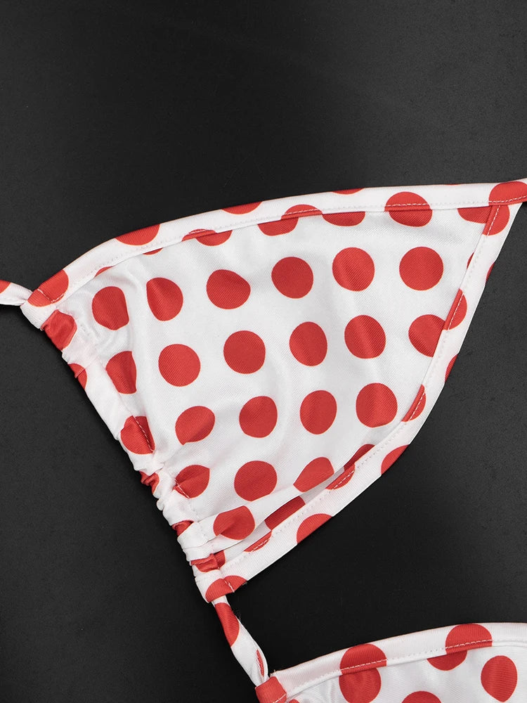 Dot Print Short Set