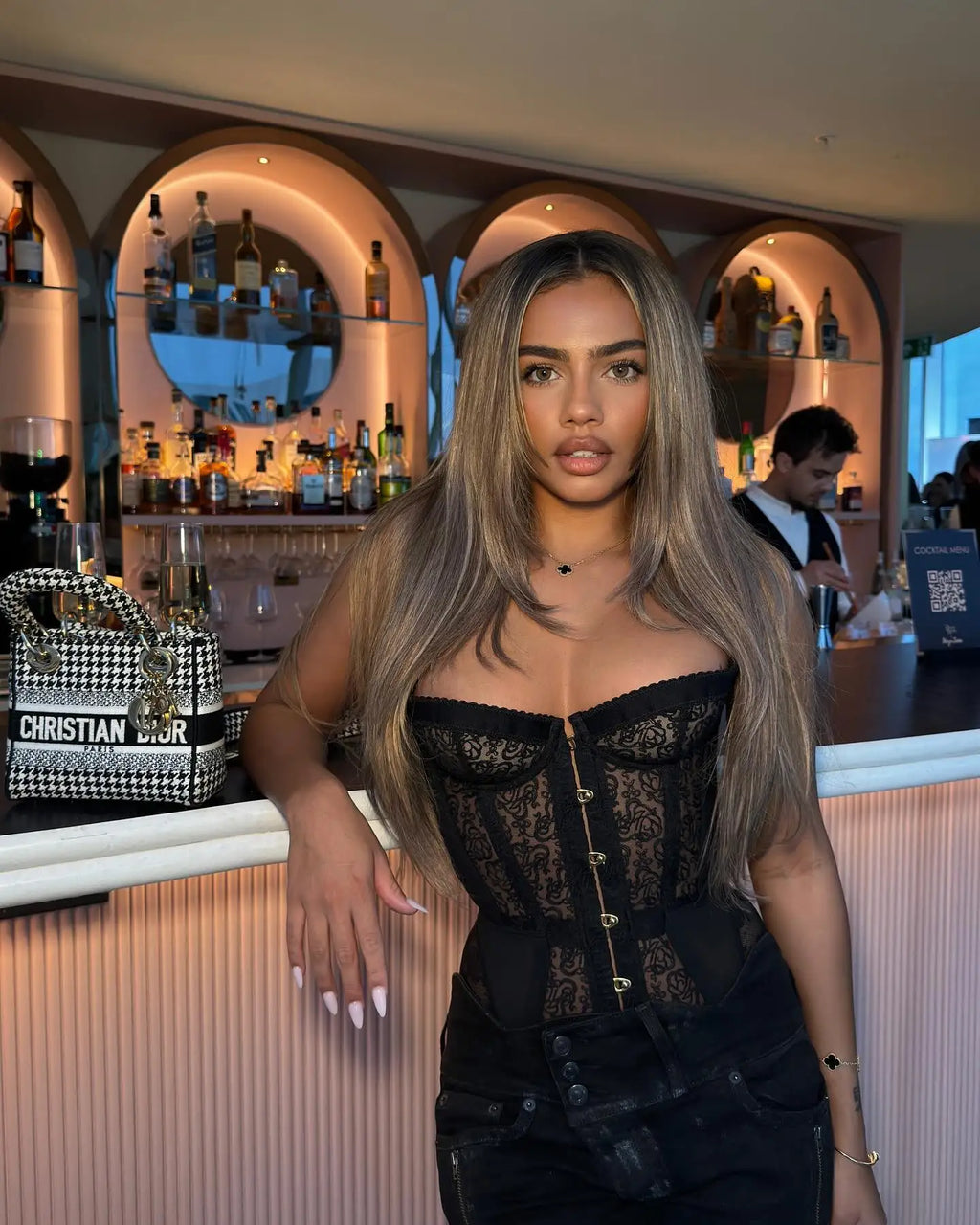 Lace Corset Tube Top