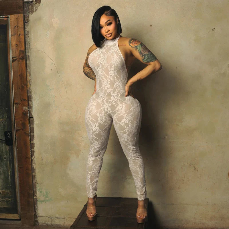 Luxe Lace Illusion Jumpsuit