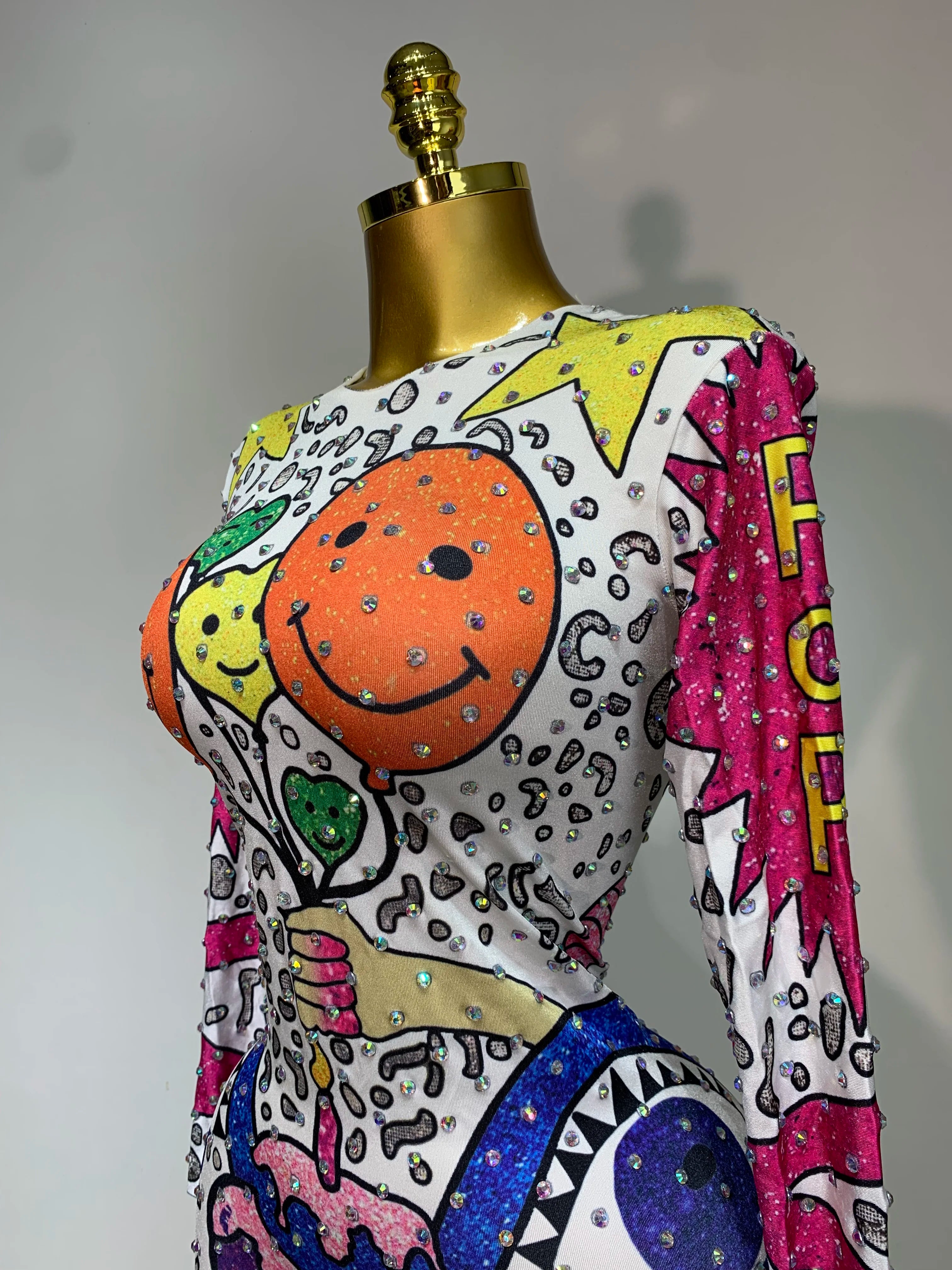 Cartoon Print Jumpsuit