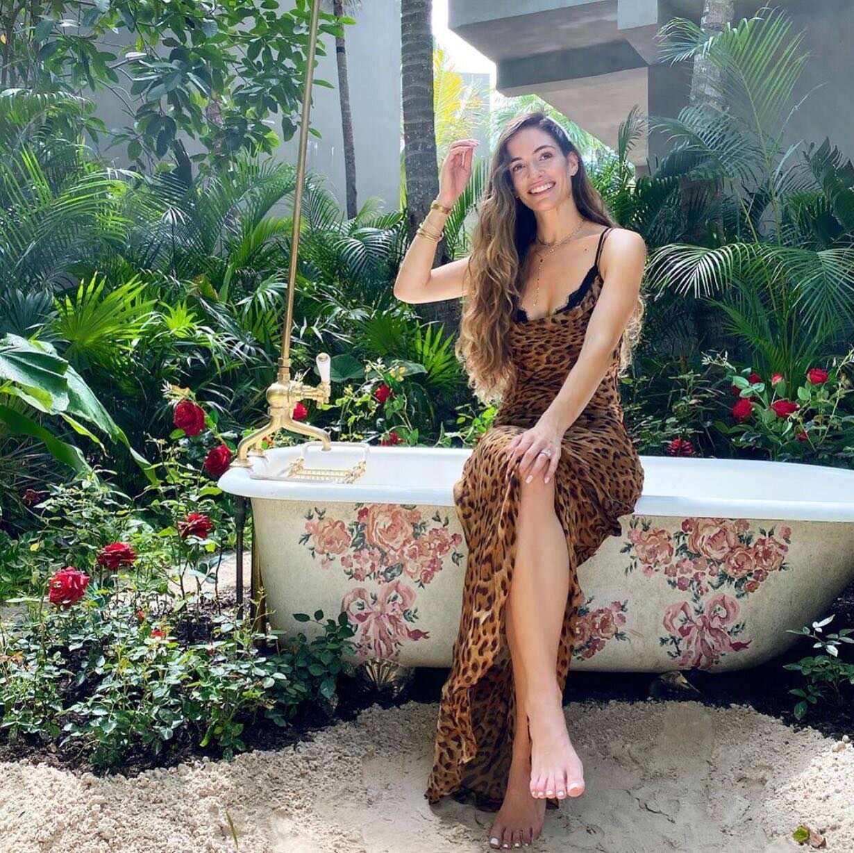 Stephanie Leopard Maxi Dress