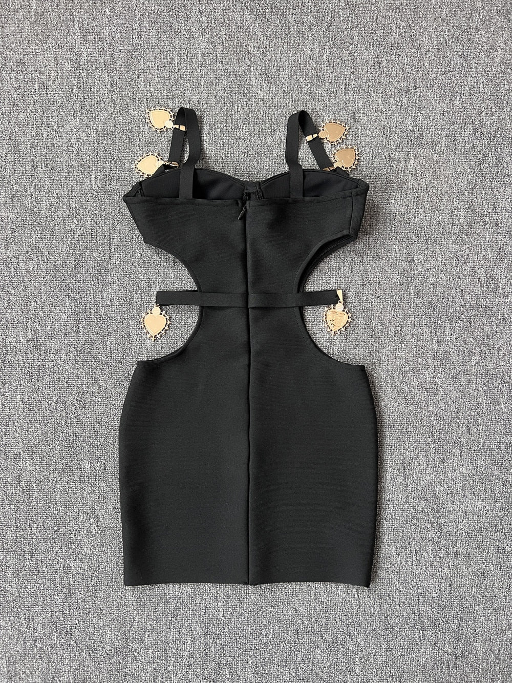 Toya Bandage Mini Dress Black