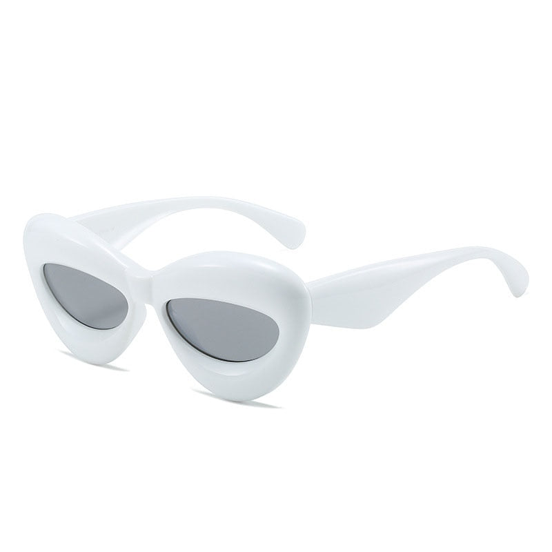 Unique Gradient Sunglasses White Other