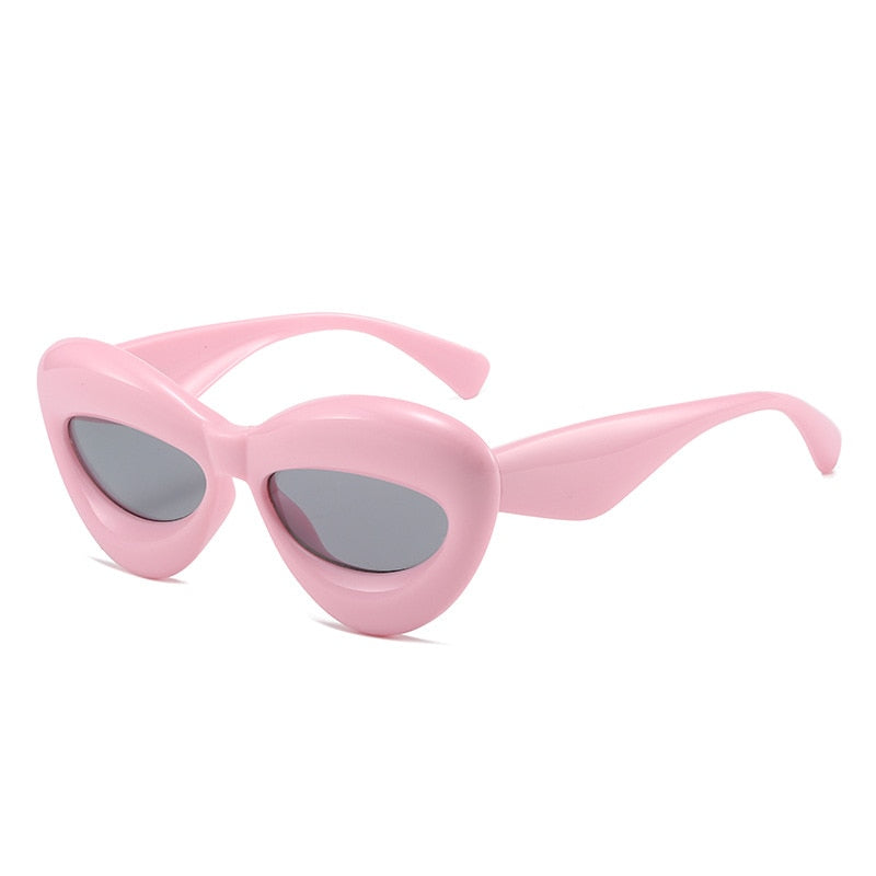 Unique Gradient Sunglasses Pink Other
