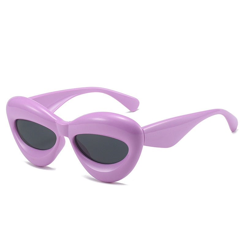 Unique Gradient Sunglasses Purple Other