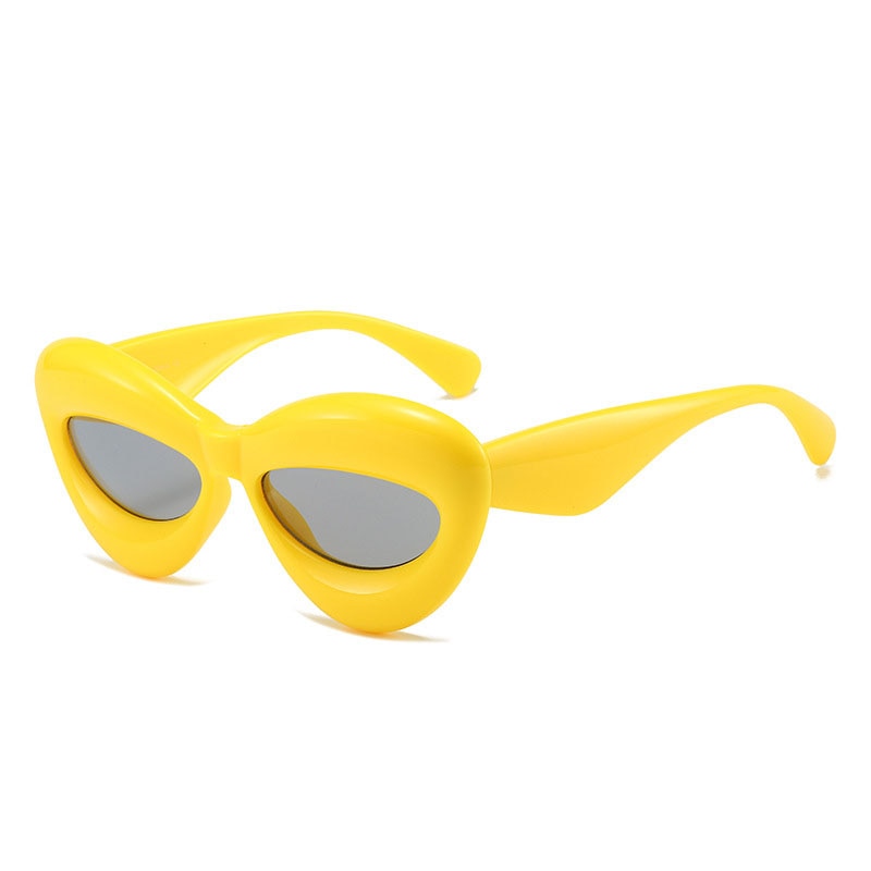 Unique Gradient Sunglasses Yellow Other