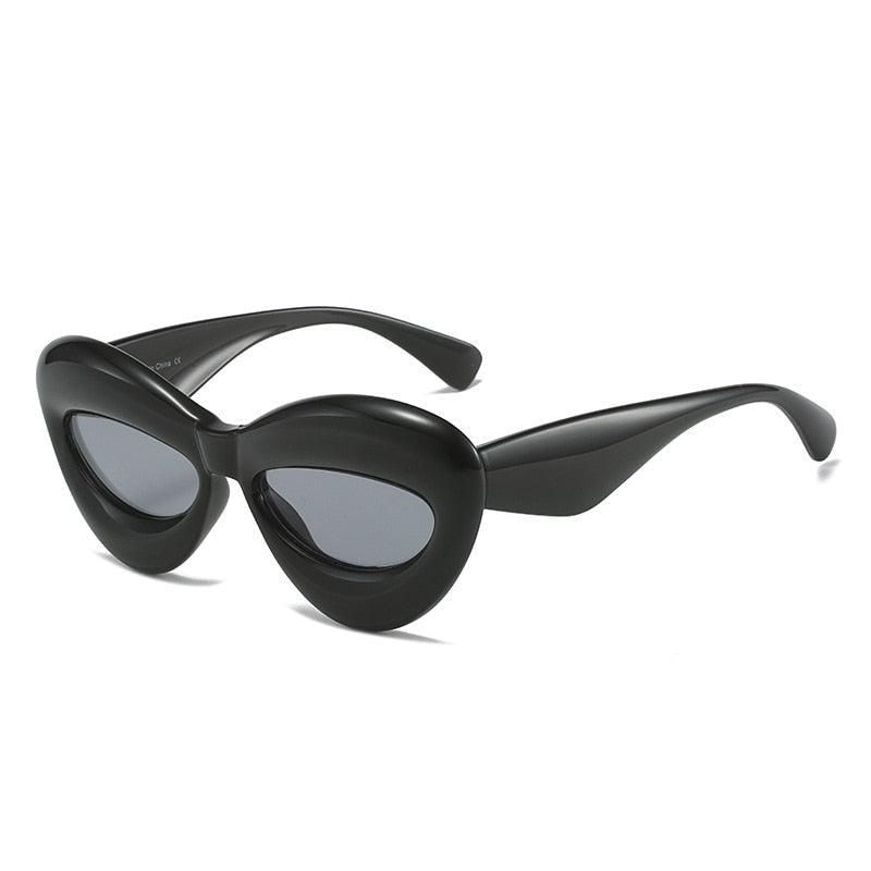 Unique Gradient Sunglasses Black Other
