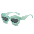 Unique Gradient Sunglasses Green Other