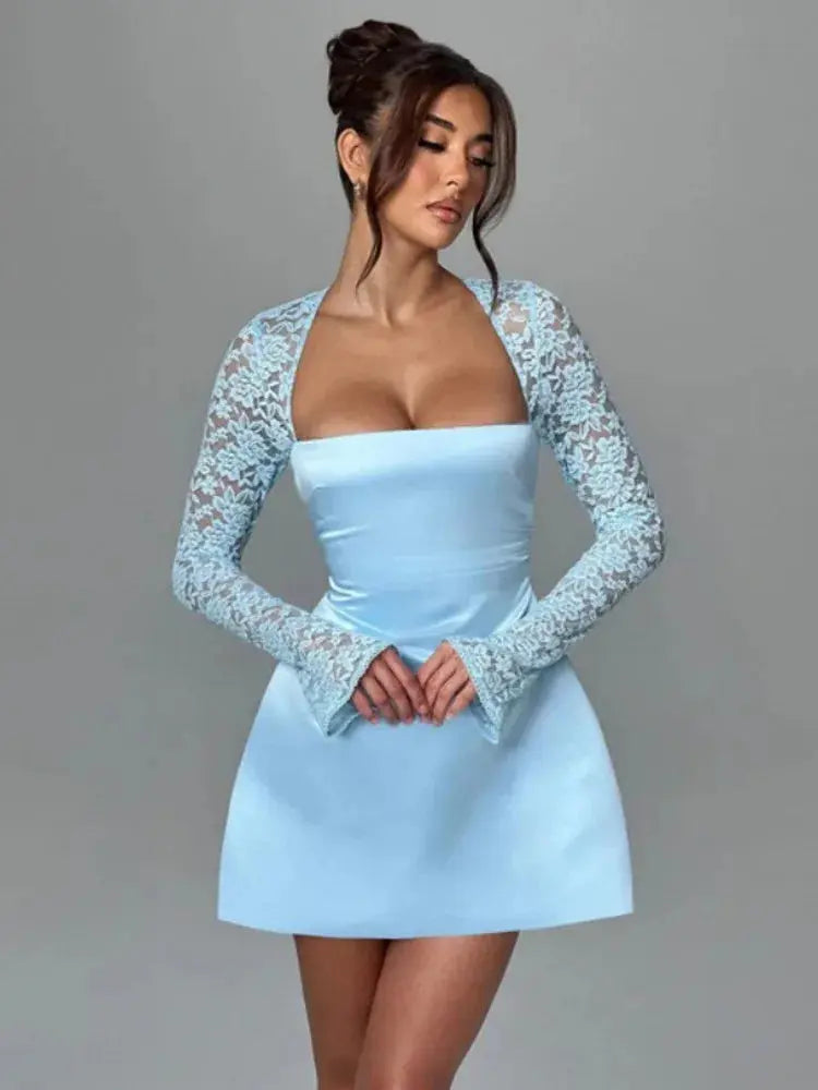 Venus Mini Dress SKY BLUE