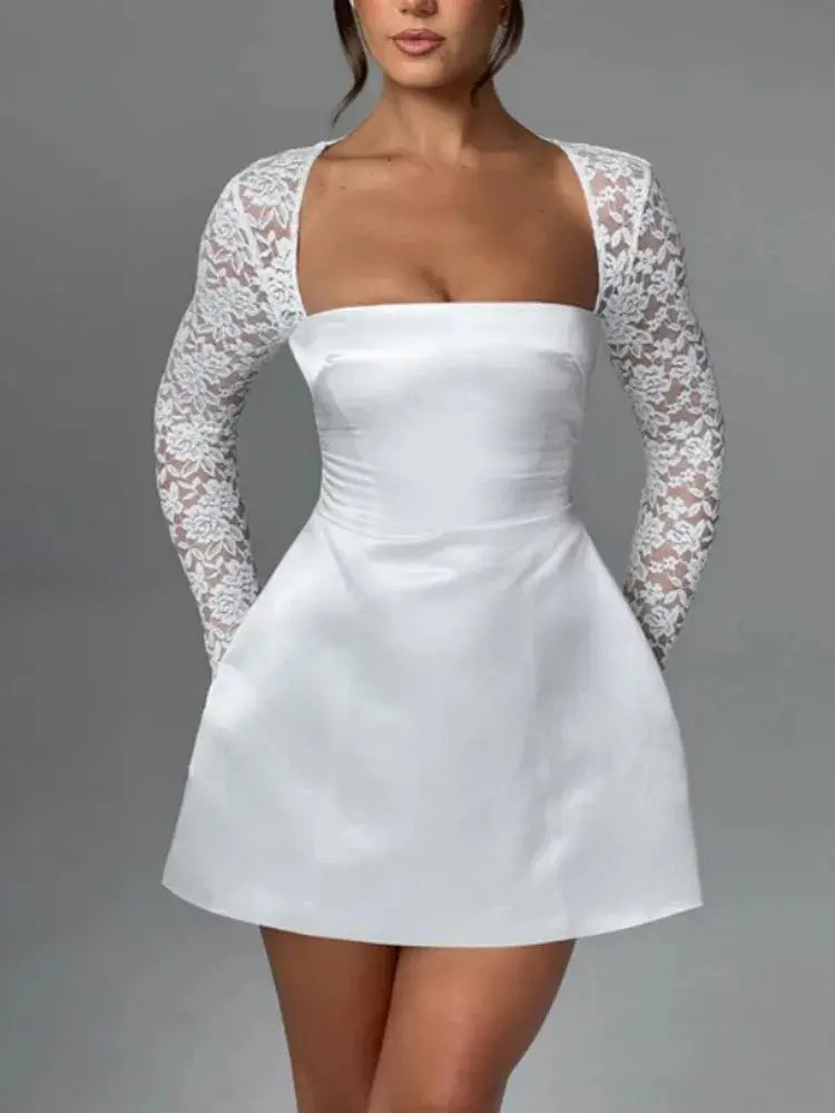Venus Mini Dress WHITE