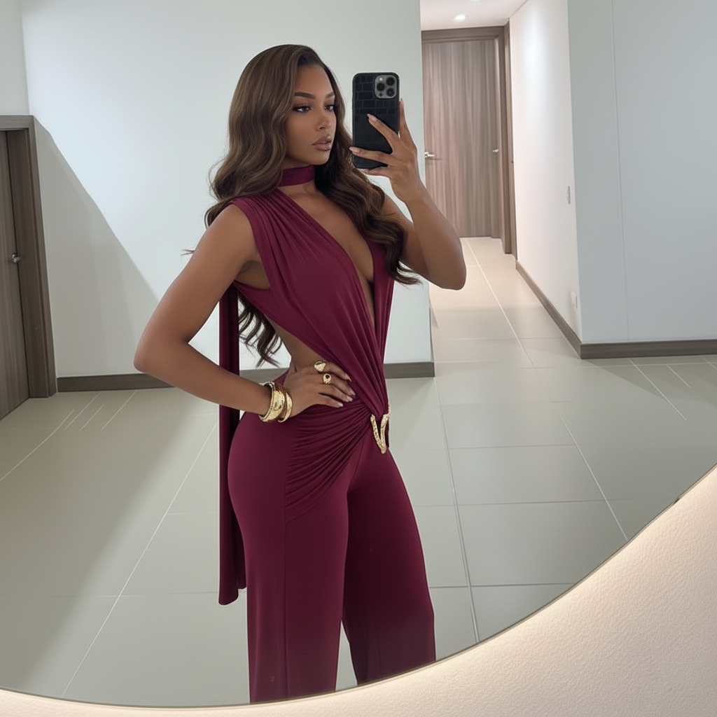 Daring Halter Jumpsuit
