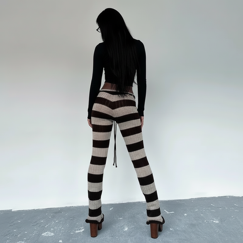 Striped Knit Pants