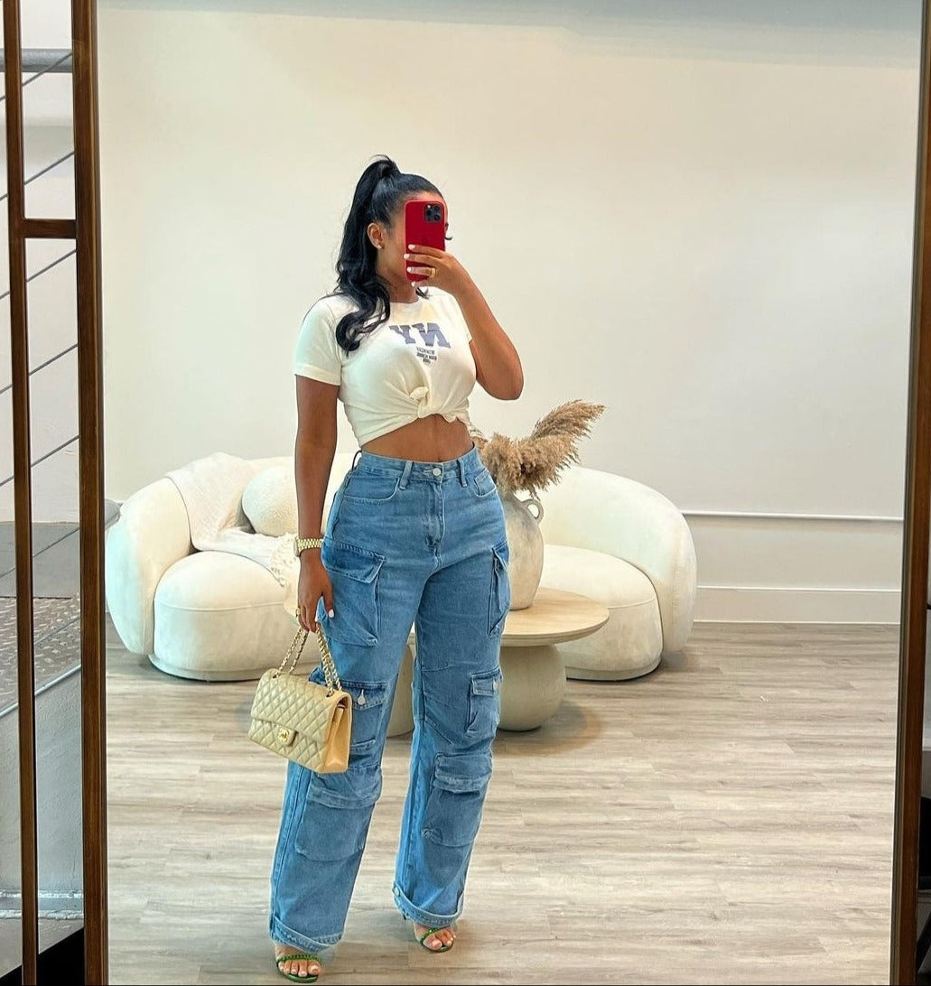Worth A Shot Cargo Jeans