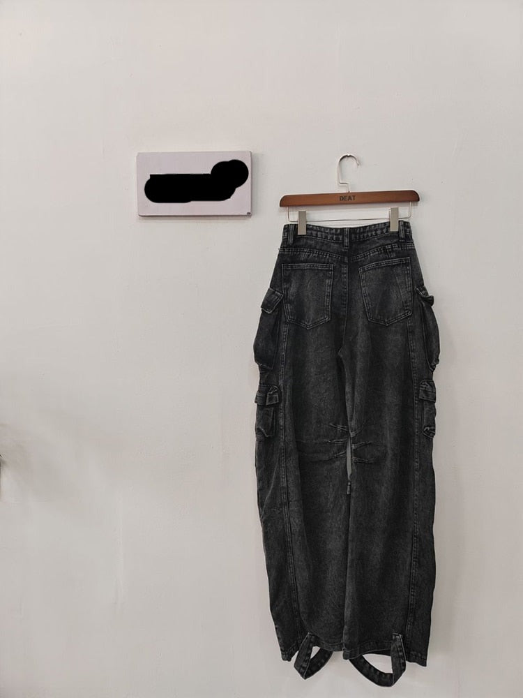 Worth A Shot Cargo Jeans grey