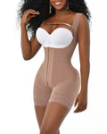 Women New Fashion Lace Curve Figure Shapewear RosyBrown