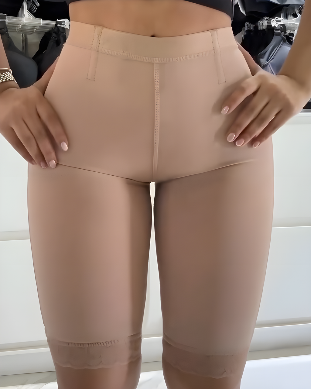 Women's Hip-Lifting Mid-Length Shaper Pants Tan