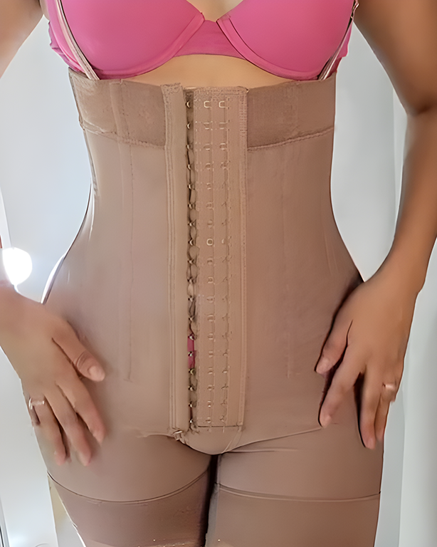 Steel Bone Tummy Shaping Shorts with Straps