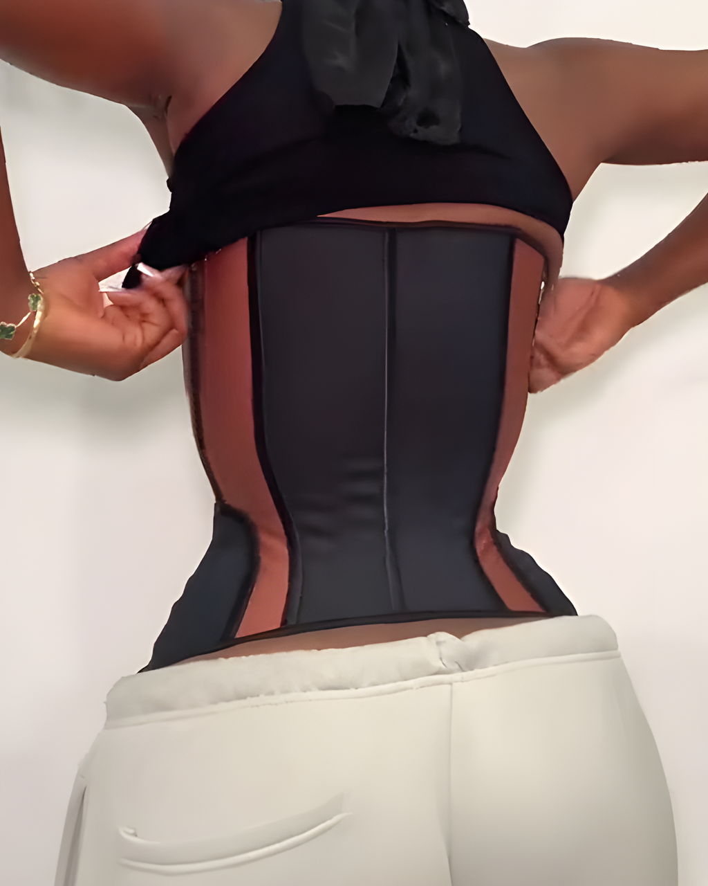3 Rows Hook and Eye Abdomen Control Waist Trainer