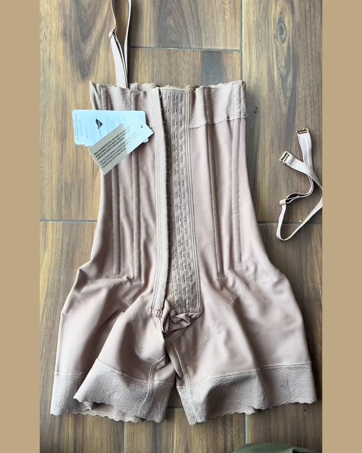 Strapless High Control Tummy Control Fashion Shapewear Tan