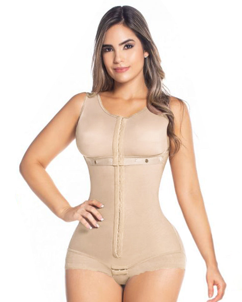 Three-row Tummy Control Butt Lifting Body Shaper Beiges