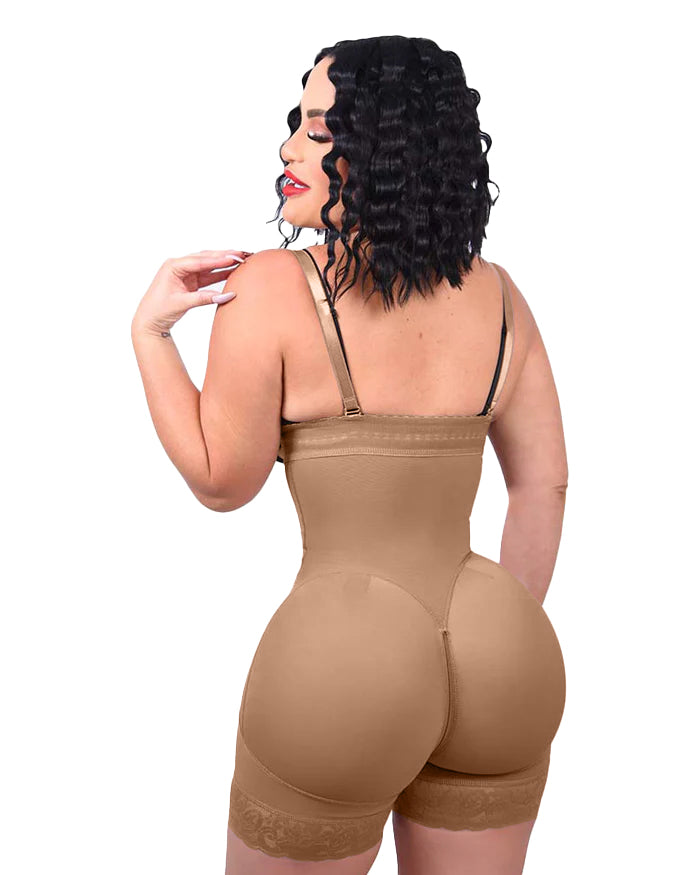 Fashion Tummy Control Butt Thigh With Lace Shapewear