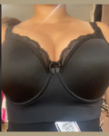 Women's Seamless Sexy Push Up Shaping Bra Black