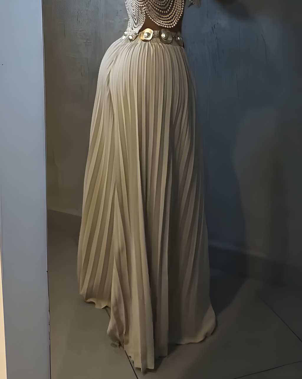 Women's Casual Ruched Wide-Leg Pants