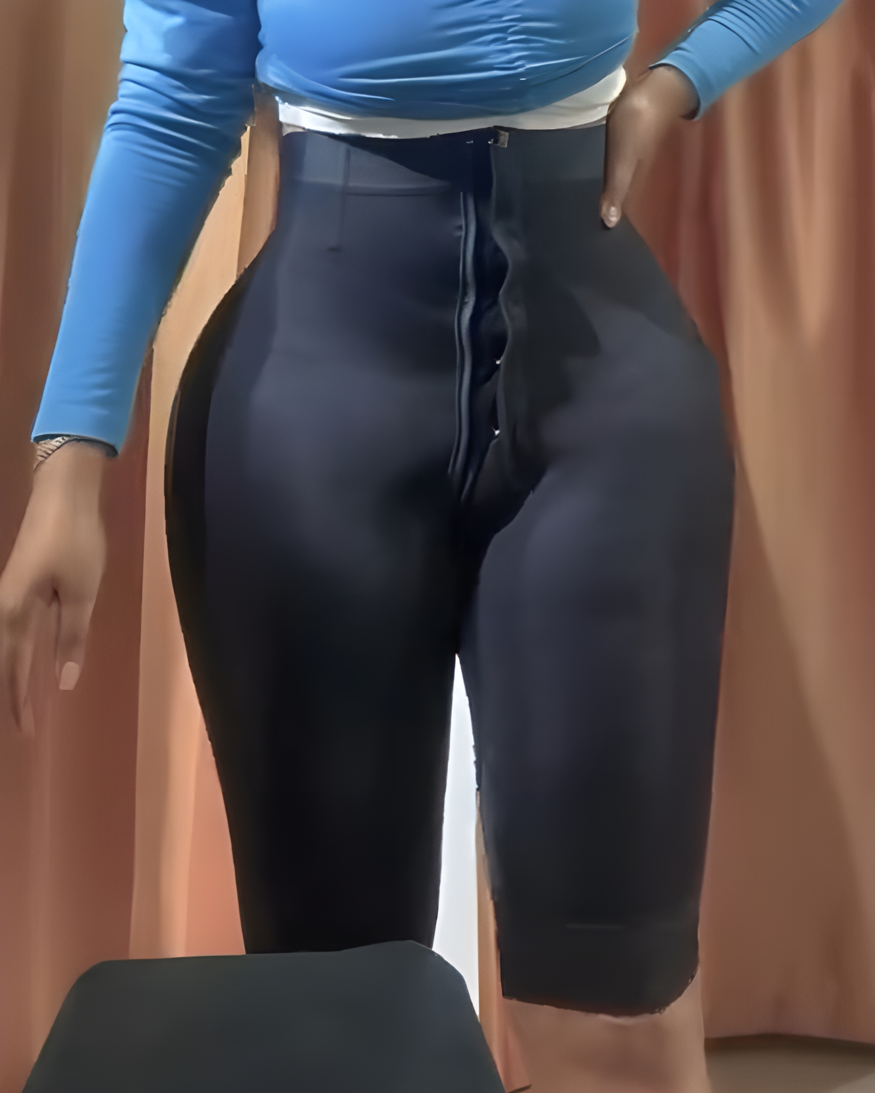 Women's Butt Lifter High Rise Mid-Length Shaper Pants