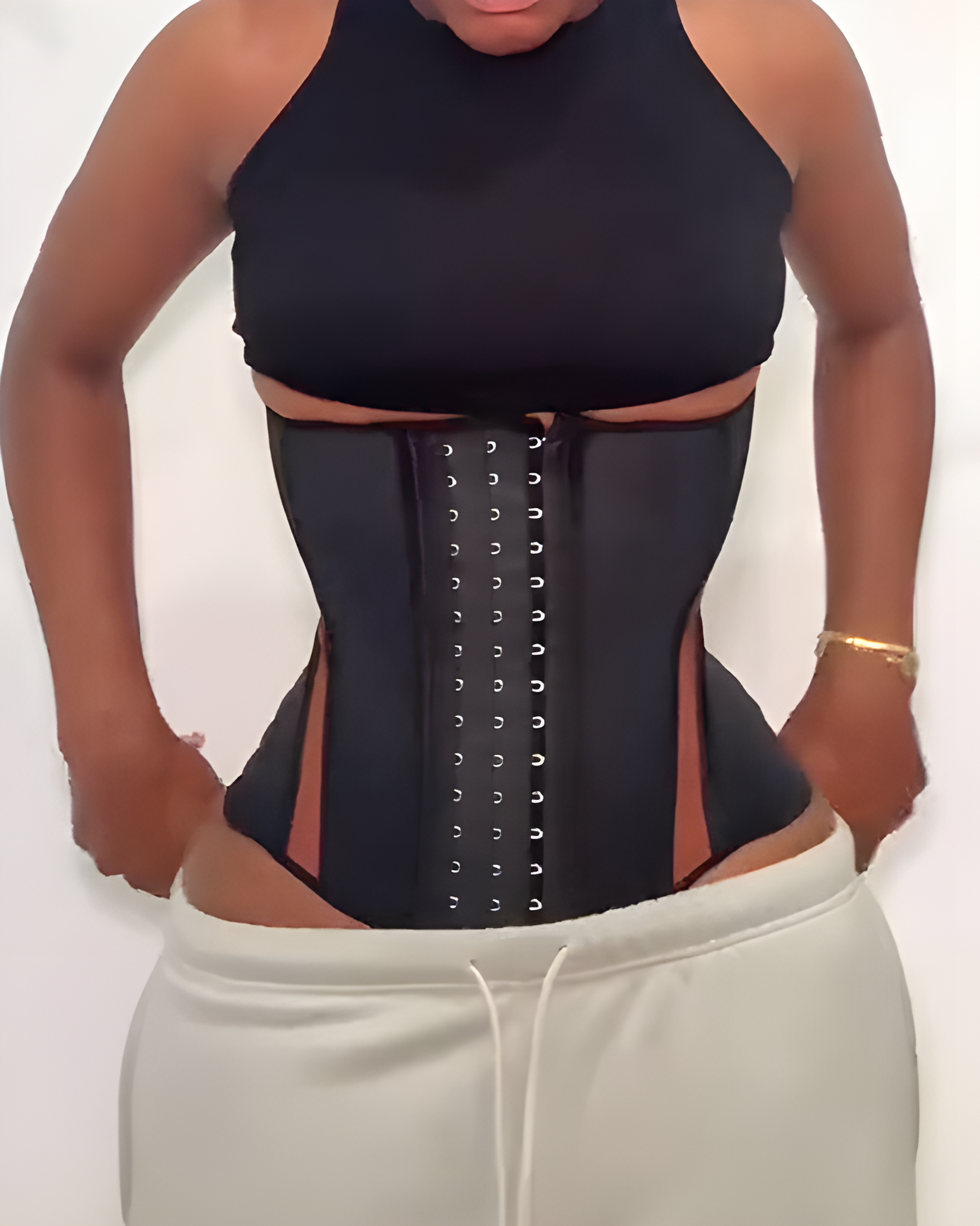 3 Rows Hook and Eye Abdomen Control Waist Trainer