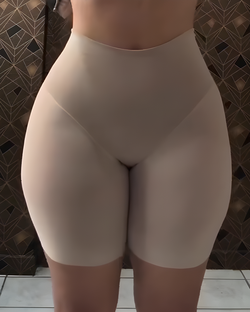 Mesh High Rise Tummy Control Shaping Shorts