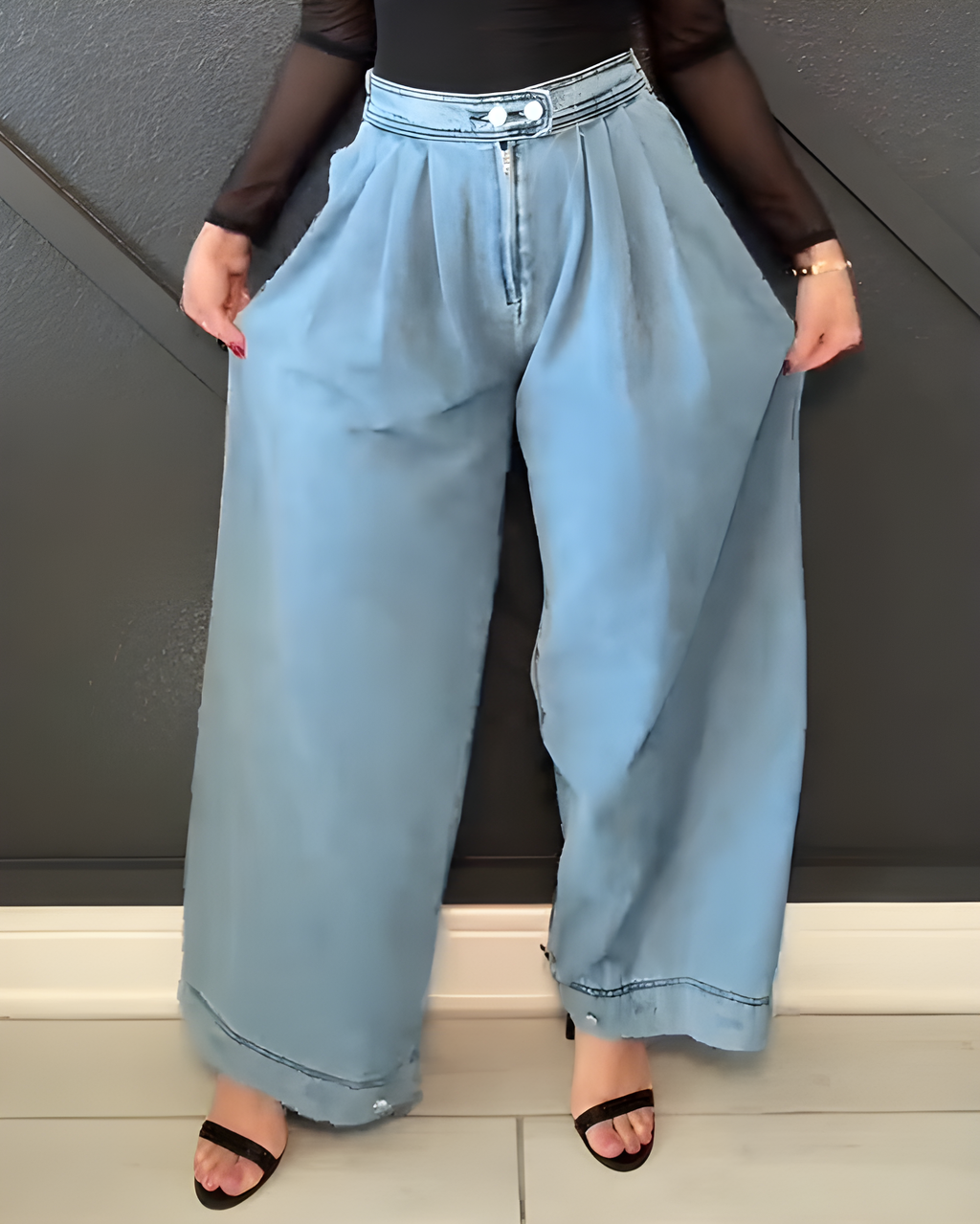 Women's Fashion Baggy Jeans