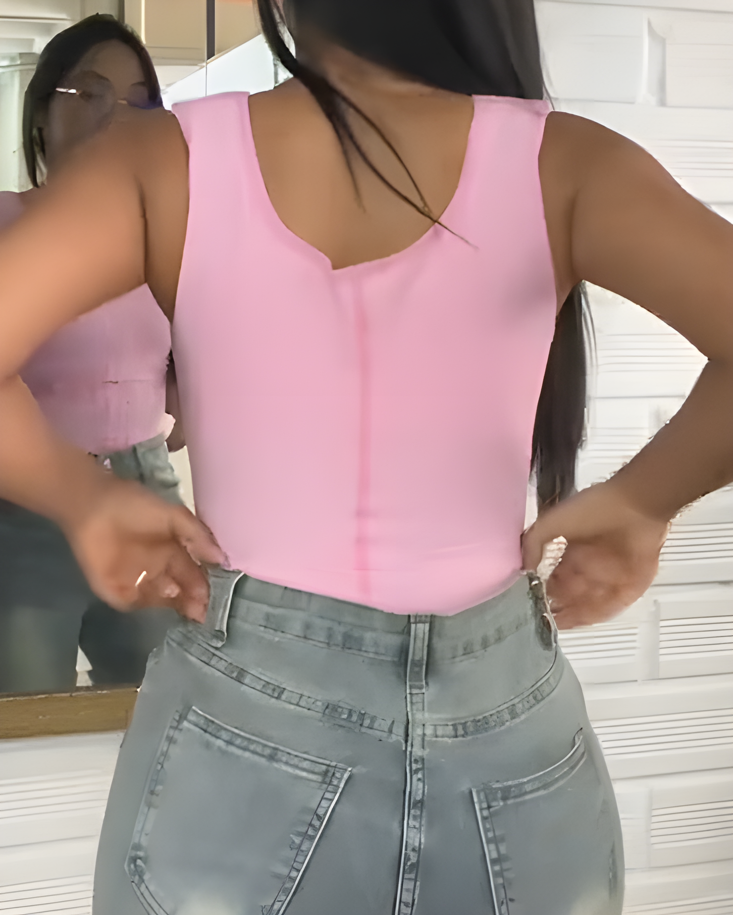 Women's 3-Row Hook-and-Eye Sleeveless Full Body Shapewear