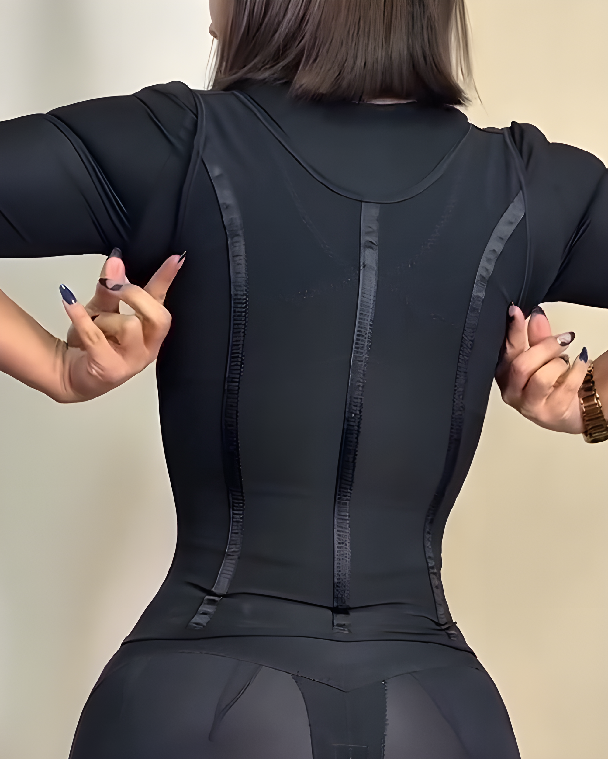 Front Zip Tummy Shaping Steel Boned Waist Trainer Vest