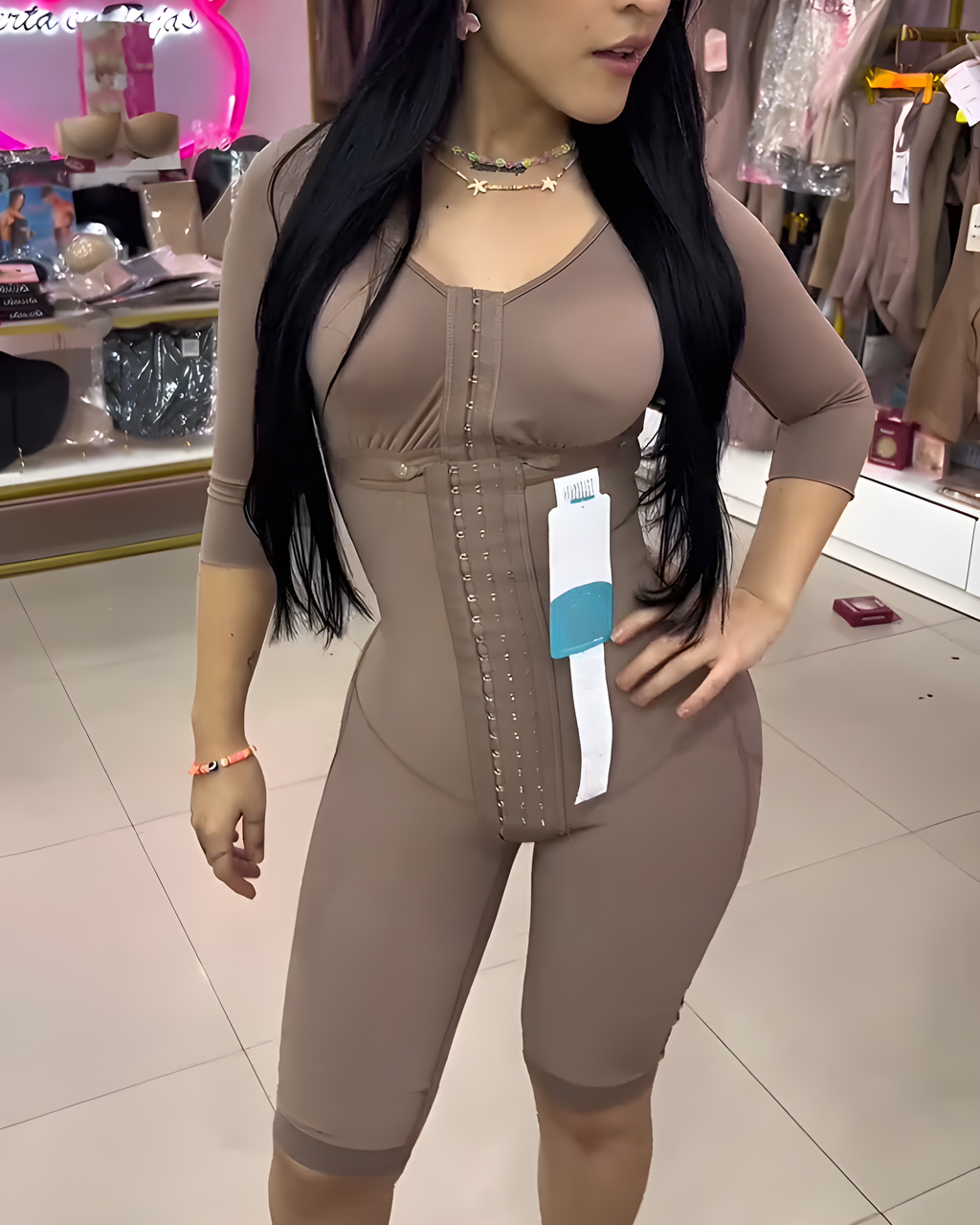 Women's Tummy-Controlling Slimming Mid-Length Body Shaper