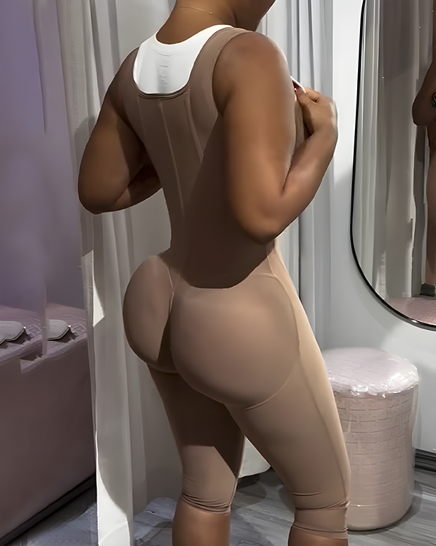 Steel Bone Hourglass Shaping Mid-Length Shapewear