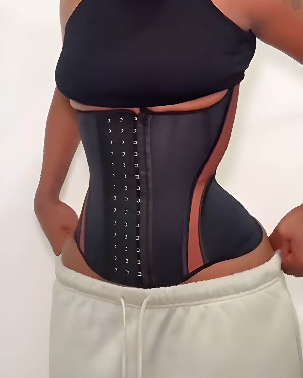 3 Rows Hook and Eye Abdomen Control Waist Trainer