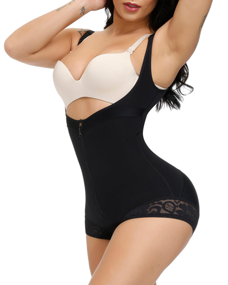 Lace Bodysuit Firm Control Butt Lifter