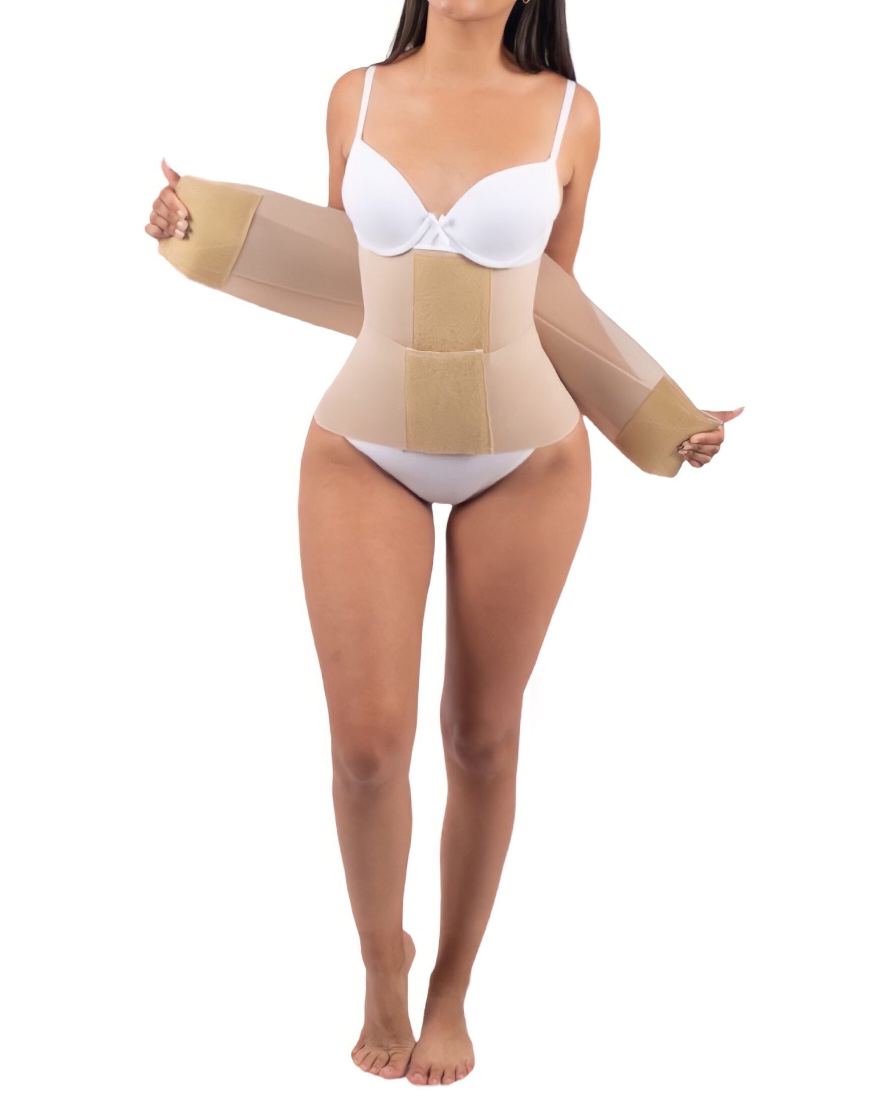 Women Double Compression Belt Workout Waist Trainer