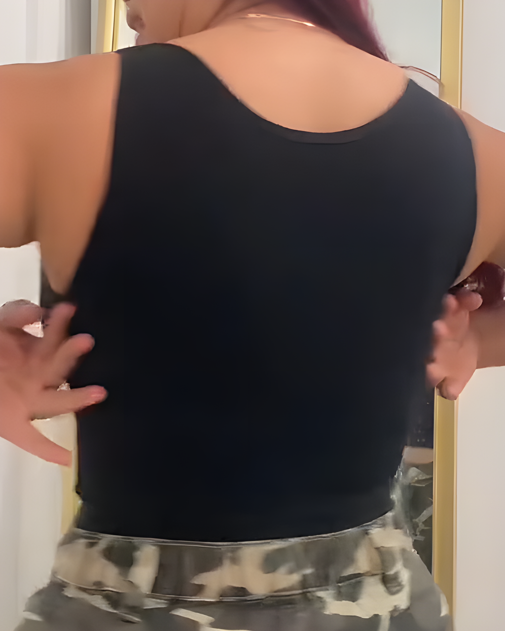 Hook-Eye Wide-Straps Shaping Bra