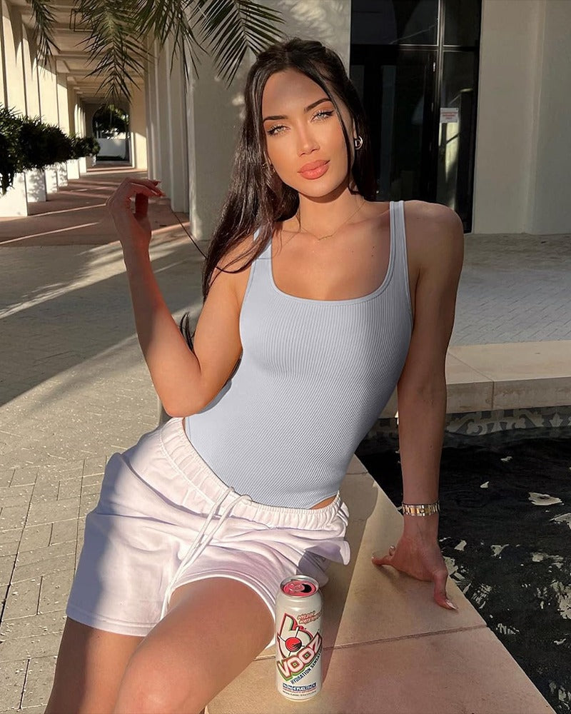 Camisole Triangle Jumpsuit LightGrey
