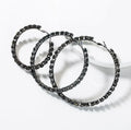 Baddie Rhinestone Hoops