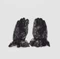 Baddie Black Lace Gloves Black