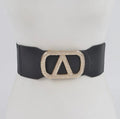 I Put On Baddie Rhinestone Belt Black