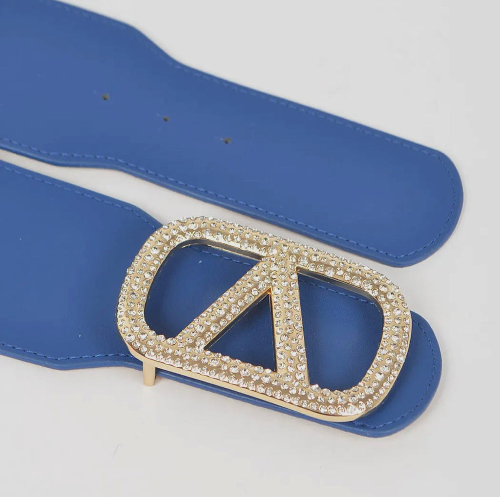 I Put On Baddie Rhinestone Belt