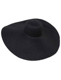 Throw No Shade Baddie Gloss Straw Hat Black