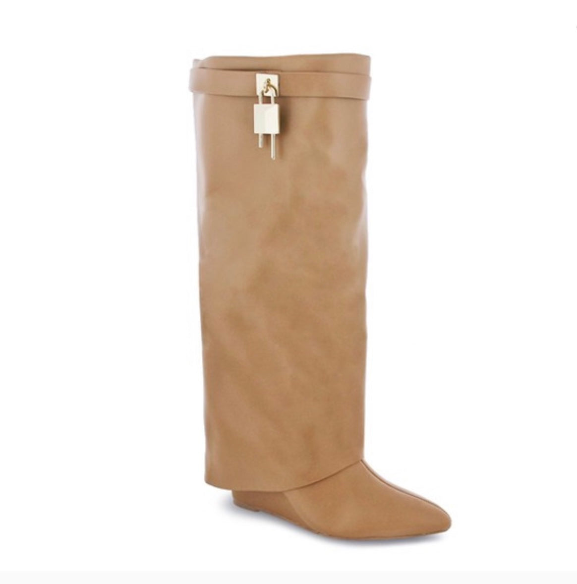 Beige Baddie Tall Boots Beige