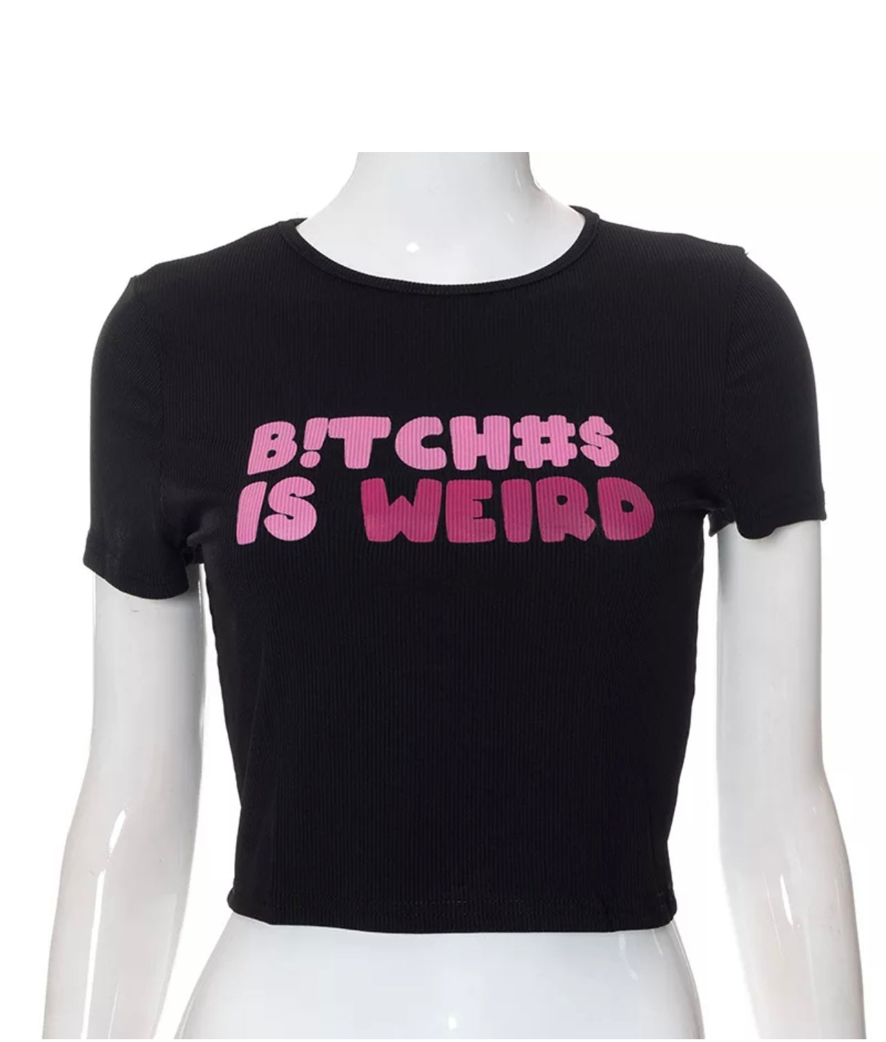 B!Tch#$ Weird Baddie Shirt With Purse Set